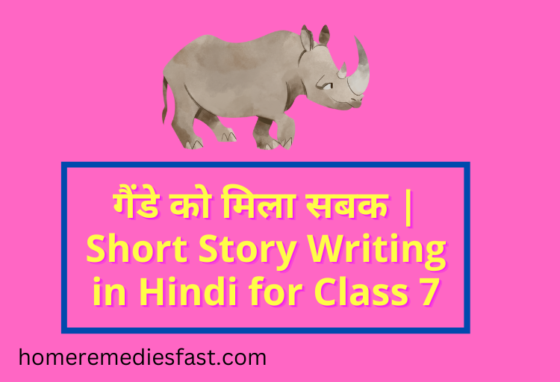 Short Story Writing in Hindi for class 7
